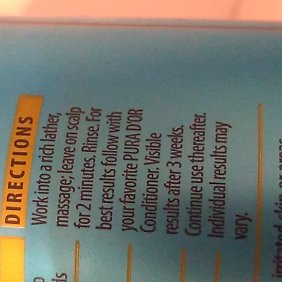 Pura D"or Scalp Therapy Shampoo 24 OZ New - Picture 6 of 8